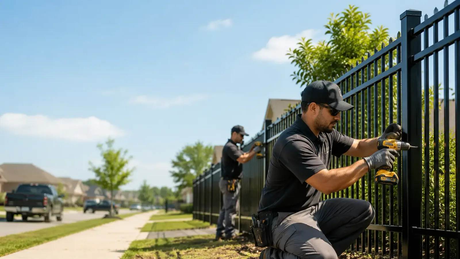 Metal Fence Installation in Madisonville, LA
